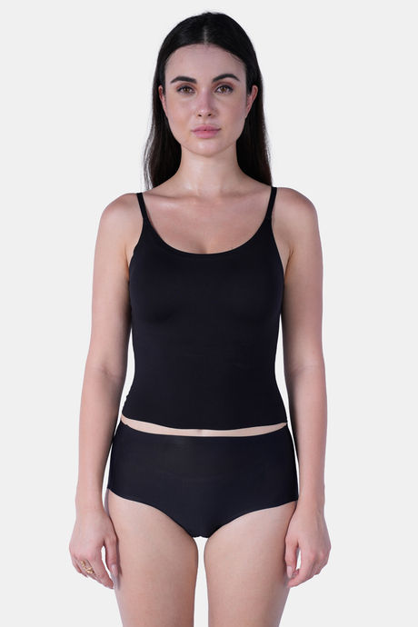 Soie Seamless Mid Waist Full Coverage Brief With No Visible Panty Line (Pack Of 2) - Multicolor — image 12